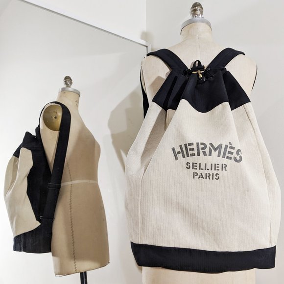 hermes sellier canvas bag